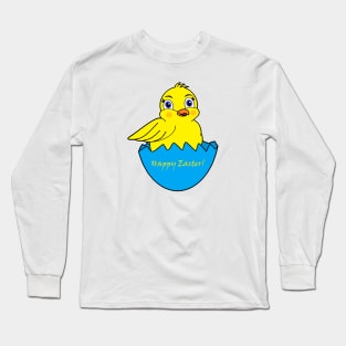 Happy Easter Chick! Long Sleeve T-Shirt